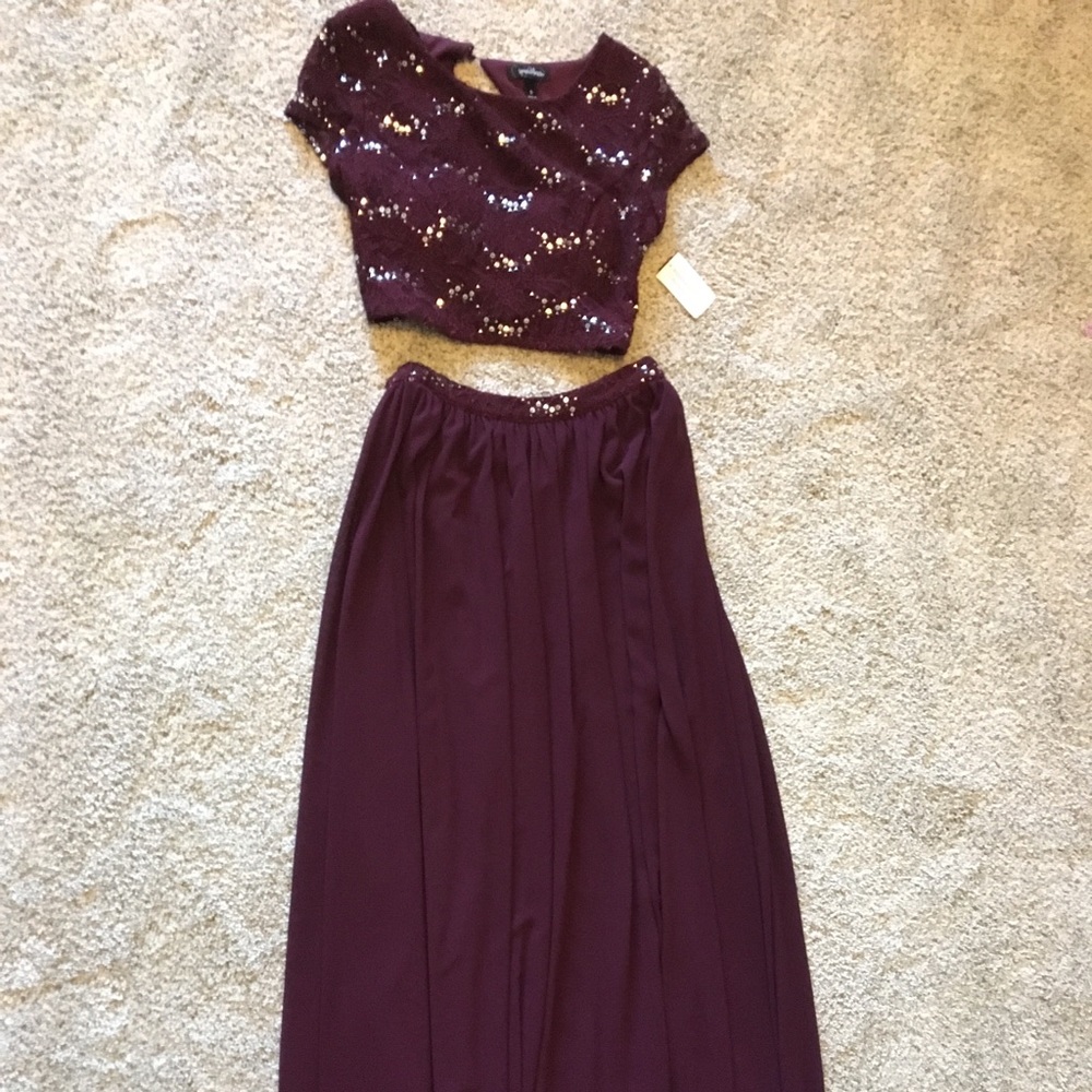 Chic two-piece prom dress ~